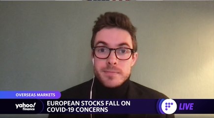 European stocks fall on Covid-19 concerns