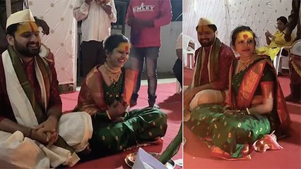Glimpse From Siddharth Chandekar and Mitali Mayekar's 'Gondhal' Ceremony Post The Wedding