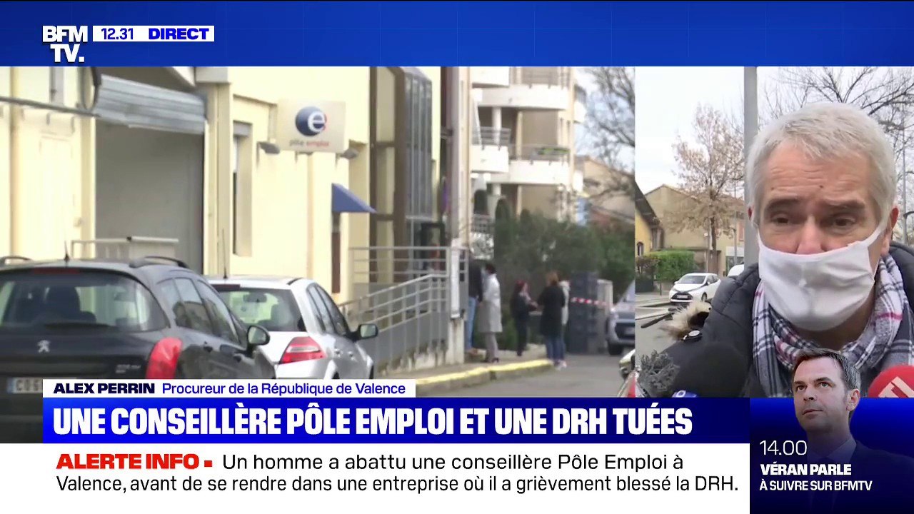 Alex Perrin, procureur de Valence: l'individu a "fait feu sur une employée" Pôle emploi "sans motif apparent semble-t-il"