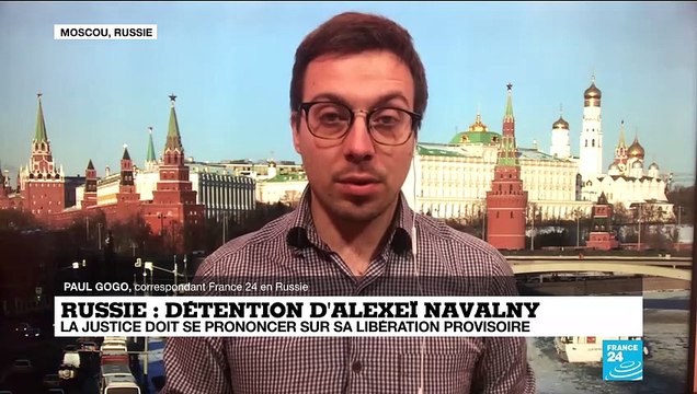 Détention d'Alexeï Navalny en Russie : la justice doit se prononcer sur sa libération provisoire