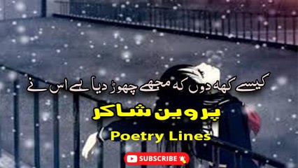 Ku Baku Phail Gai Bat Shanasai Ki | Poetry Lines | Poetry Junction