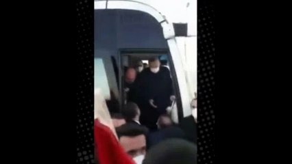 Erdoğan'ın otobüsünün önüne geçip, "Ben Külliye'nin adamıyım" diyen ismi şikayet ettiler