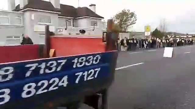 Border Brexit protest Ireland