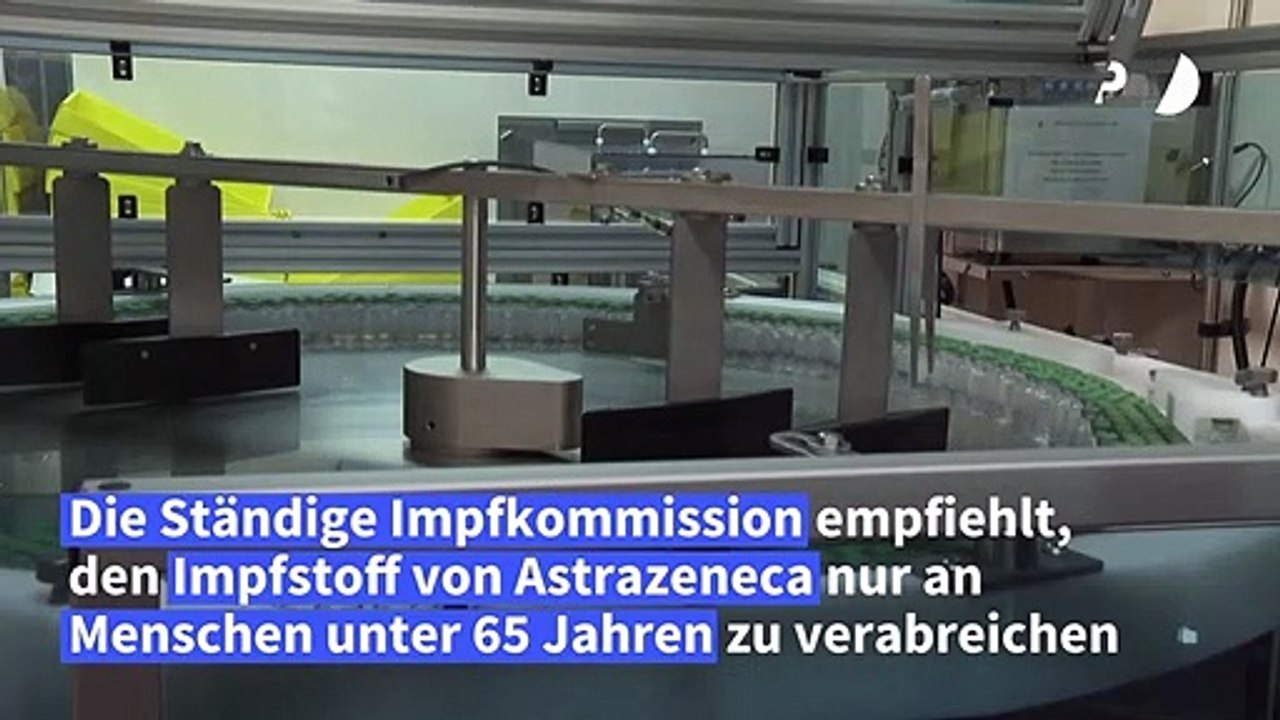 Impfkommission empfiehlt Astrazeneca nur für unter 65-Jährige