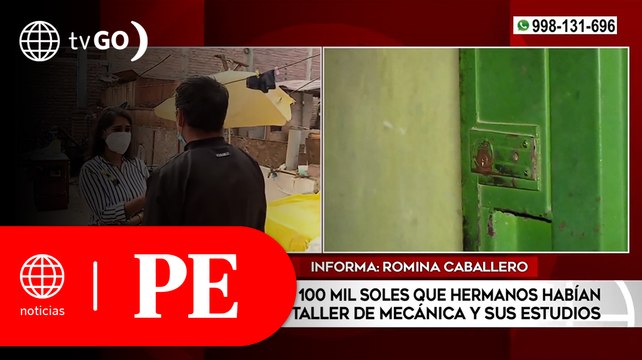 Delincuentes robaron 100 mil soles de hermanos que habían ahorrado para estudios | Primera Edición