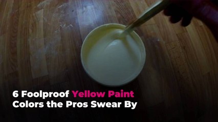 6 Foolproof Yellow Paint Colors the Pros Swear By