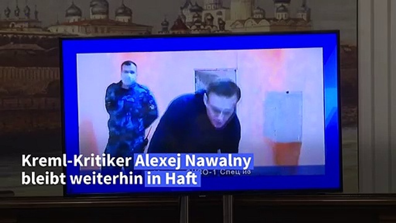 Nawalny bleibt weiter in Haft