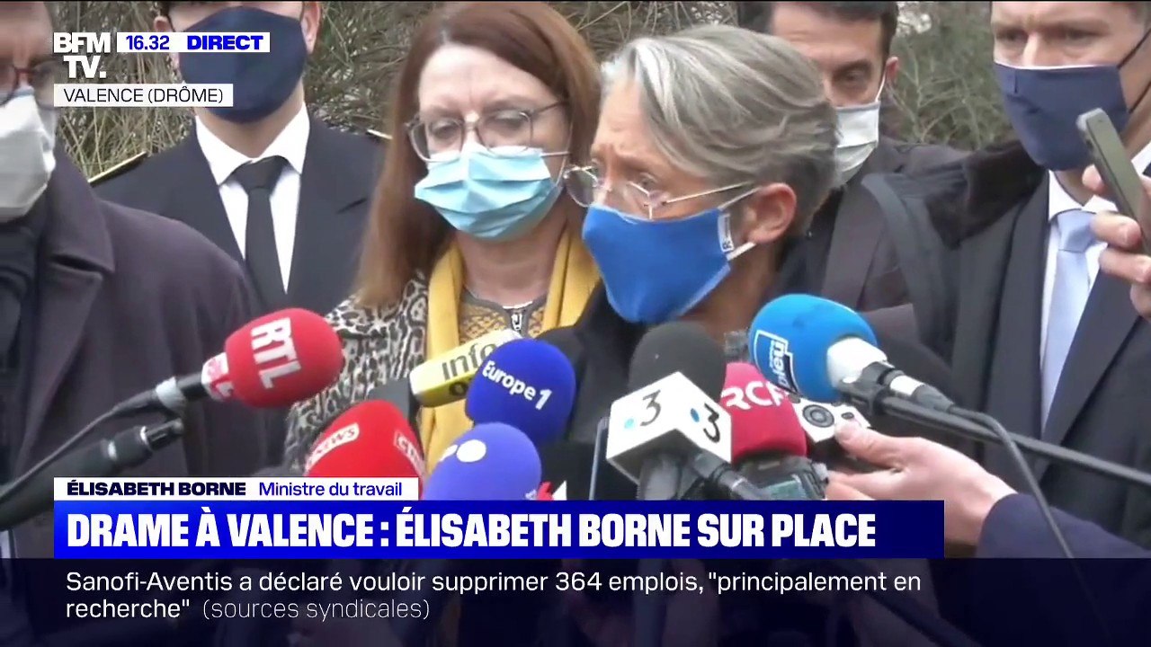 Drame à Valence: pour Élisabeth Borne, "les agents de Pôle Emploi ont fait preuve de beaucoup de courage et de sang froid"