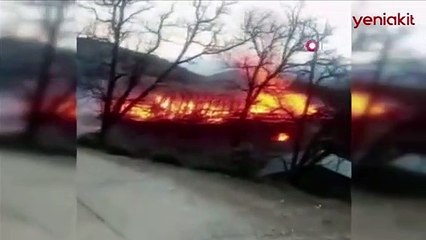 Yangın gören Rizeli vatandaş: TEDAŞ'ı arayın