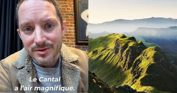 Quand Elijah Wood, l'inoubliable Frodon du Seigneur des anneaux, déclare sa flamme aux paysages du... Cantal