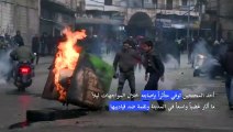 تجدد الإشتباكات بين المحتجين والقوى الأمنية في مدينة طرابلس شمال لبنان