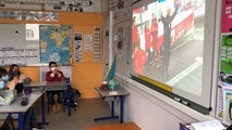 Vendée Globe : à l’école du Loc’h, les élèves ont suivi l’arrivée de Damien Seguin