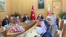 TBMM Başkanı Mustafa Şentop, Anayasa Mahkemesi Başkanı Salih Murat ve beraberindeki heyeti kabul etti