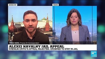 Russian court rejects opposition leader Alexei Navalny's appeal against his arrest