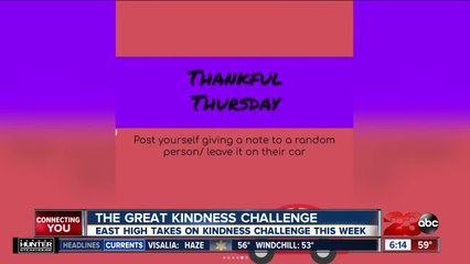 East High students are spreading joy throughout the community, here's how you can take part.