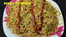 Veg Hokka Noodles || Vegetable Noodles || Chilli Garlic Noodles