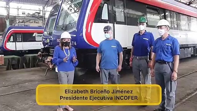 Incofer presenta a expertos que fabricaron los motores de los trenes
