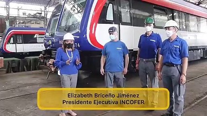 Incofer presenta a expertos que fabricaron los motores de los trenes