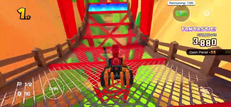 Mario Kart Tour - Red Yoshi Driver Gameplay