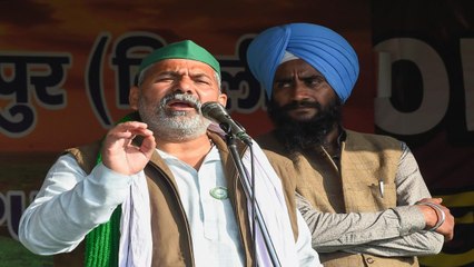 From threatening to crying, see how Tikait's tone changed