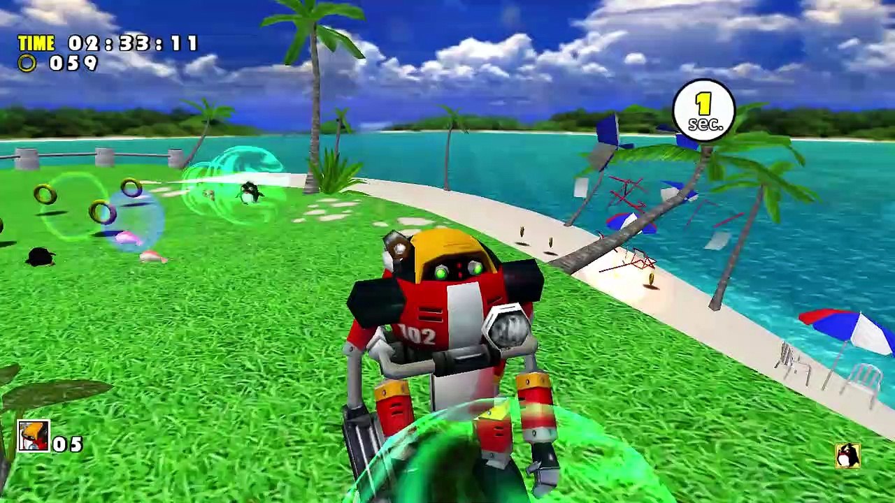 Sonic Adventure (E-102's Story part 1)