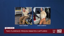 Two escaped inmates captured in Coolidge, Arizona