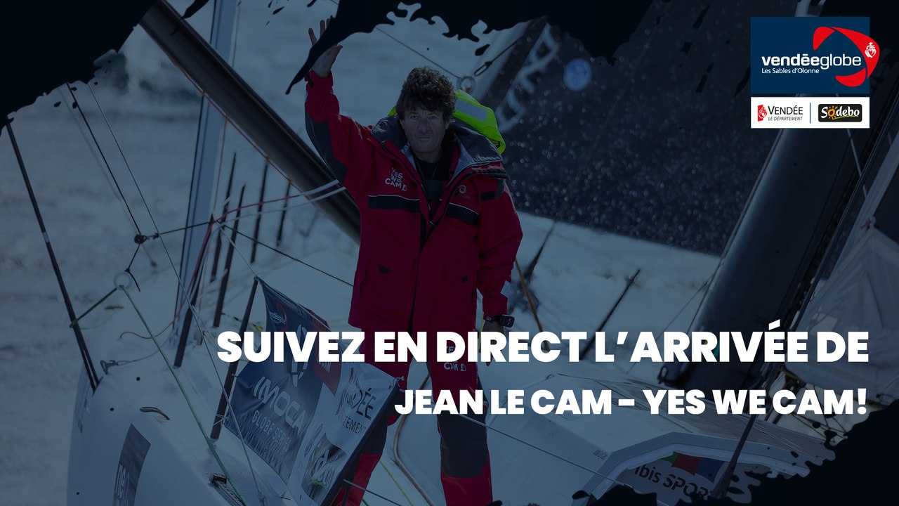 Live arrivée de Jean Le Cam Vendée Globe 2020-2021