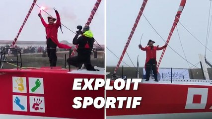 Vendée Globe: ce champion handisport termine la course déguisé en capitaine Crochet
