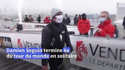 Vendée Globe: Damien Seguin, premier marin handisport à boucler la course