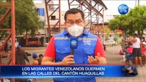 VIDEO | Al sur de Ecuador familias venezolanas son impedidas de ingresar a Perú