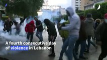 Clashes erupt between protesters and security forces in Lebanon's Tripoli