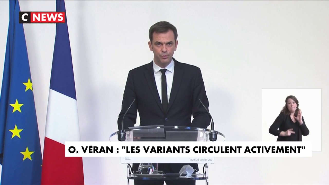 Olivier Véran : "les variants circulent activement"