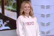 Kelly Ripa Can’t Stop Wearing a Dr. Fauci Sweatshirt and We Love That for Her