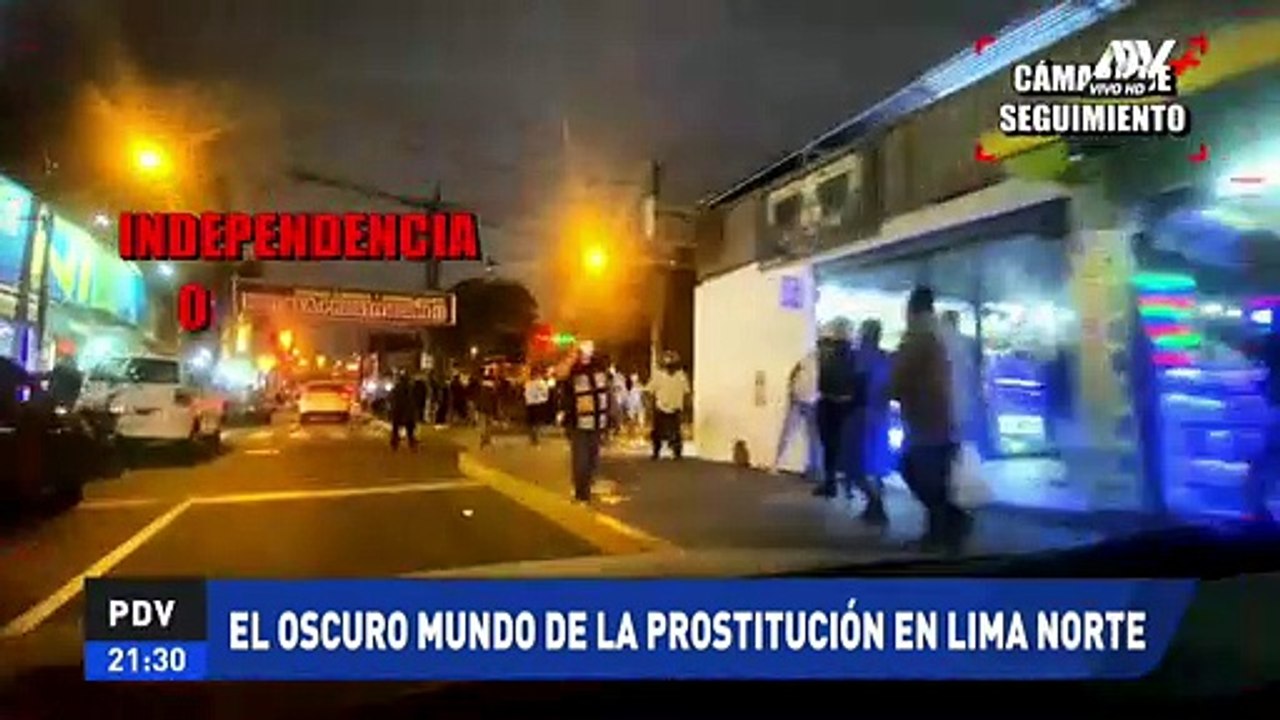 Meretrices de nacionalidad extranjera se apoderan de calles de distrito de Lima norte