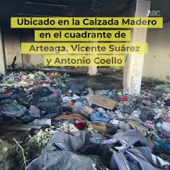Lo que antes era el mercado San Pedro, en Calzada Madero y Vicente Suárez, ahora es un refugio para personas en situación de calle