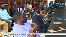 RTG/ Le ministre de la culture reçoit les artistes gabonais