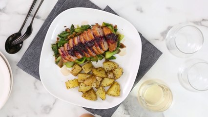 Pan-Seared Duck Breast with Blueberry Sauce