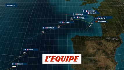 La carte 3D du 28 janvier - Voile - Vendée Globe