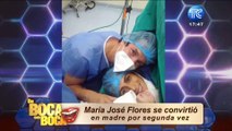 María José Flores se convirtió en madre por segunda vez