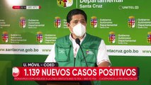 Santa Cruz tiene 1.139 casos positivos de coronavirus