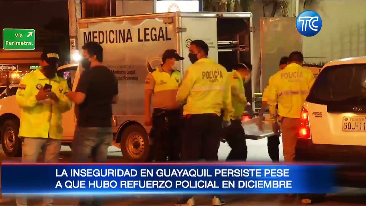 La inseguridad en Guayaquil persiste pese al refuerzo policial en diciembre