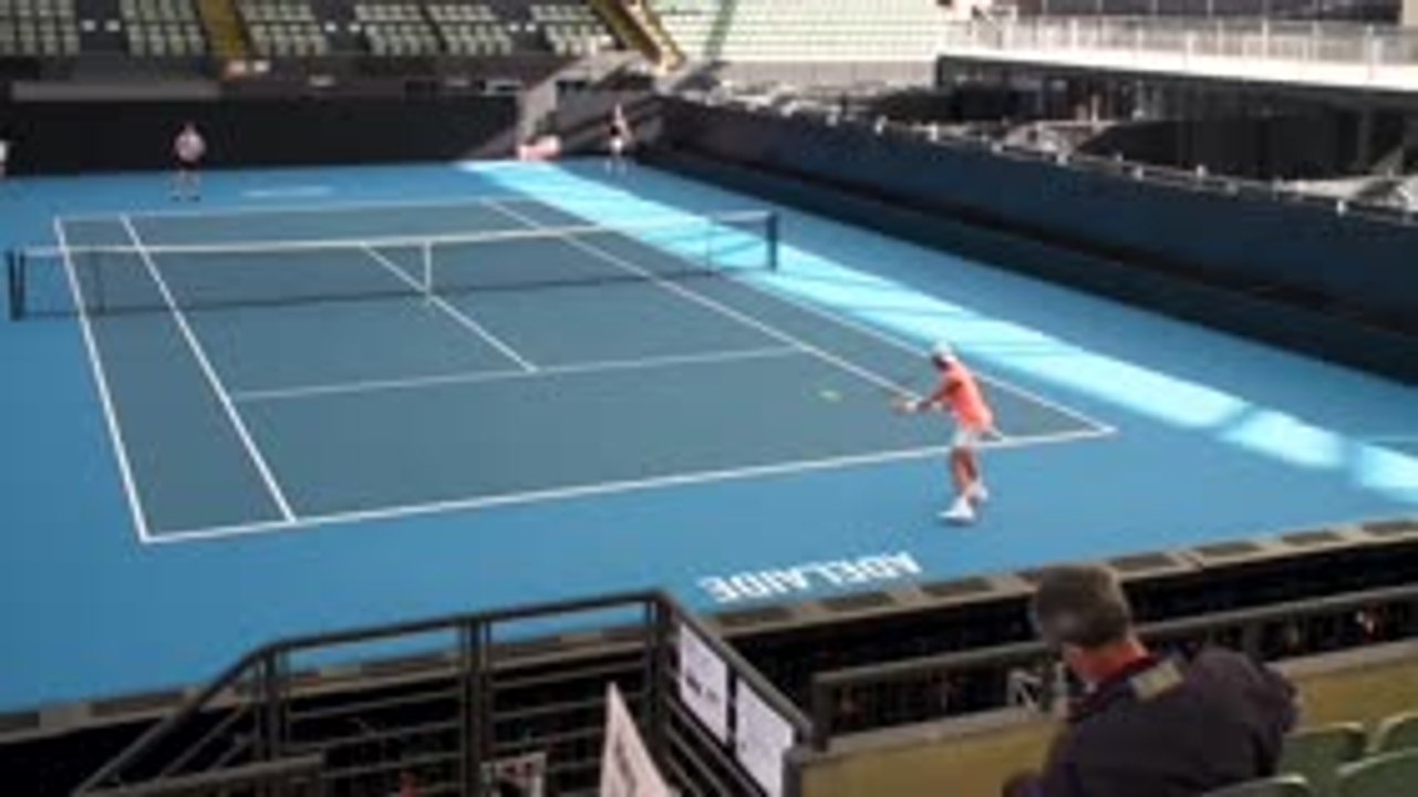 Tennis stars begin their preparations ahead of Australian Open