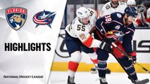 Panthers @ Blue Jackets 01/28/2021 | NHL Highlights