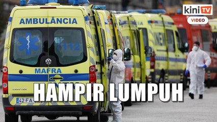 Kes Covid-19 melonjak, hospital di Portugal hampir lumpuh