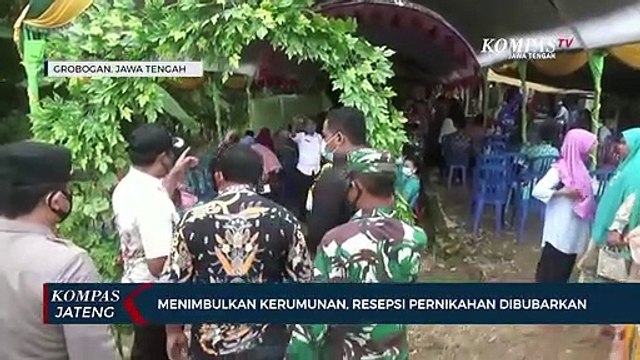 Timbulkan Kerumunan, Resepsi Pernikahan Dibubarkan