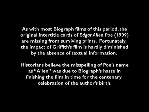 Edgar Allan Poe (Edgar Allan Poe) [1909]