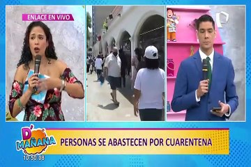 A pocos días del regreso de la cuarentena, largas colas y preocupación en las calles de Lima