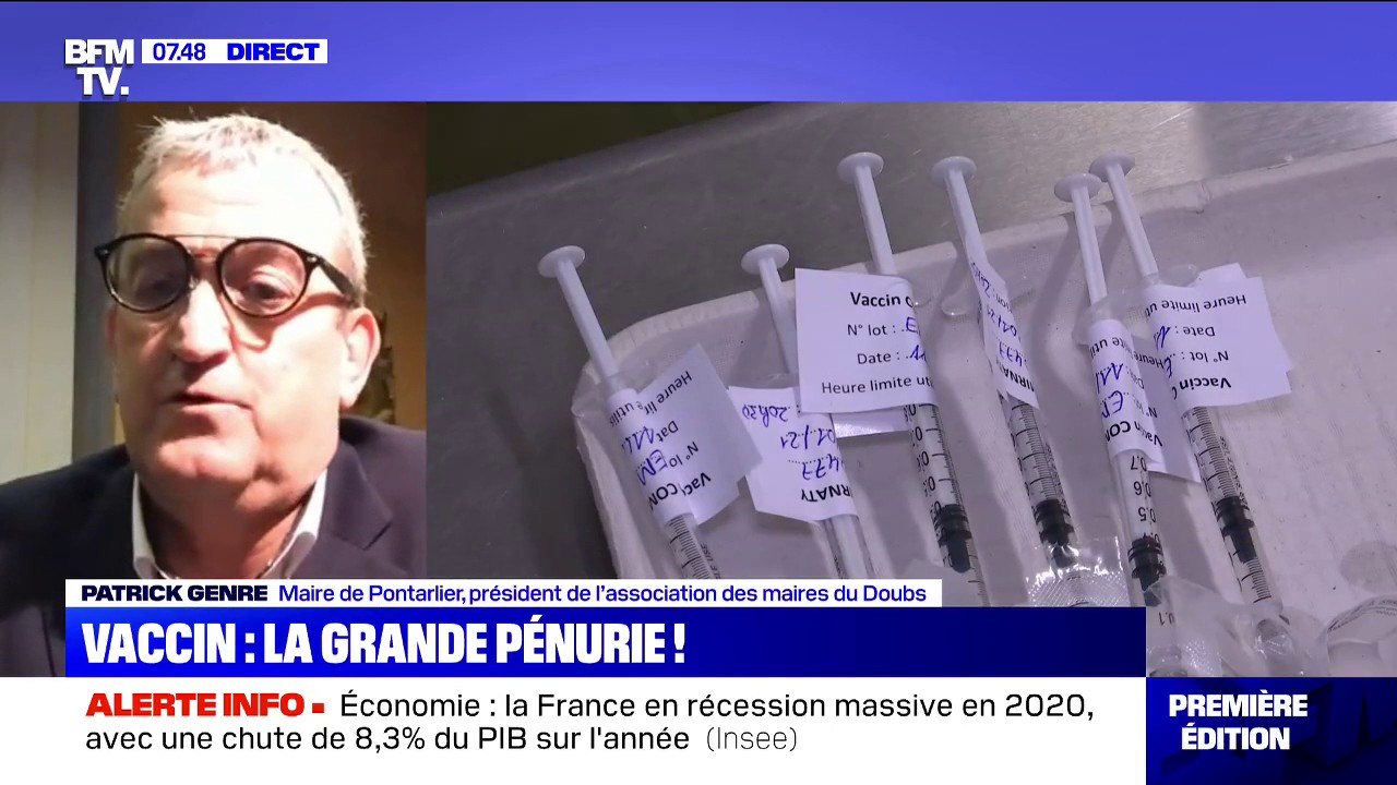 Pénurie de vaccins: le maire de Pontarlier, dan...