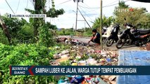 Penampakan Tumpukan Sampah yang Luber Hingga ke Jalan