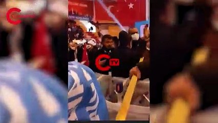 AKP'nin kongresinde pankart krizi